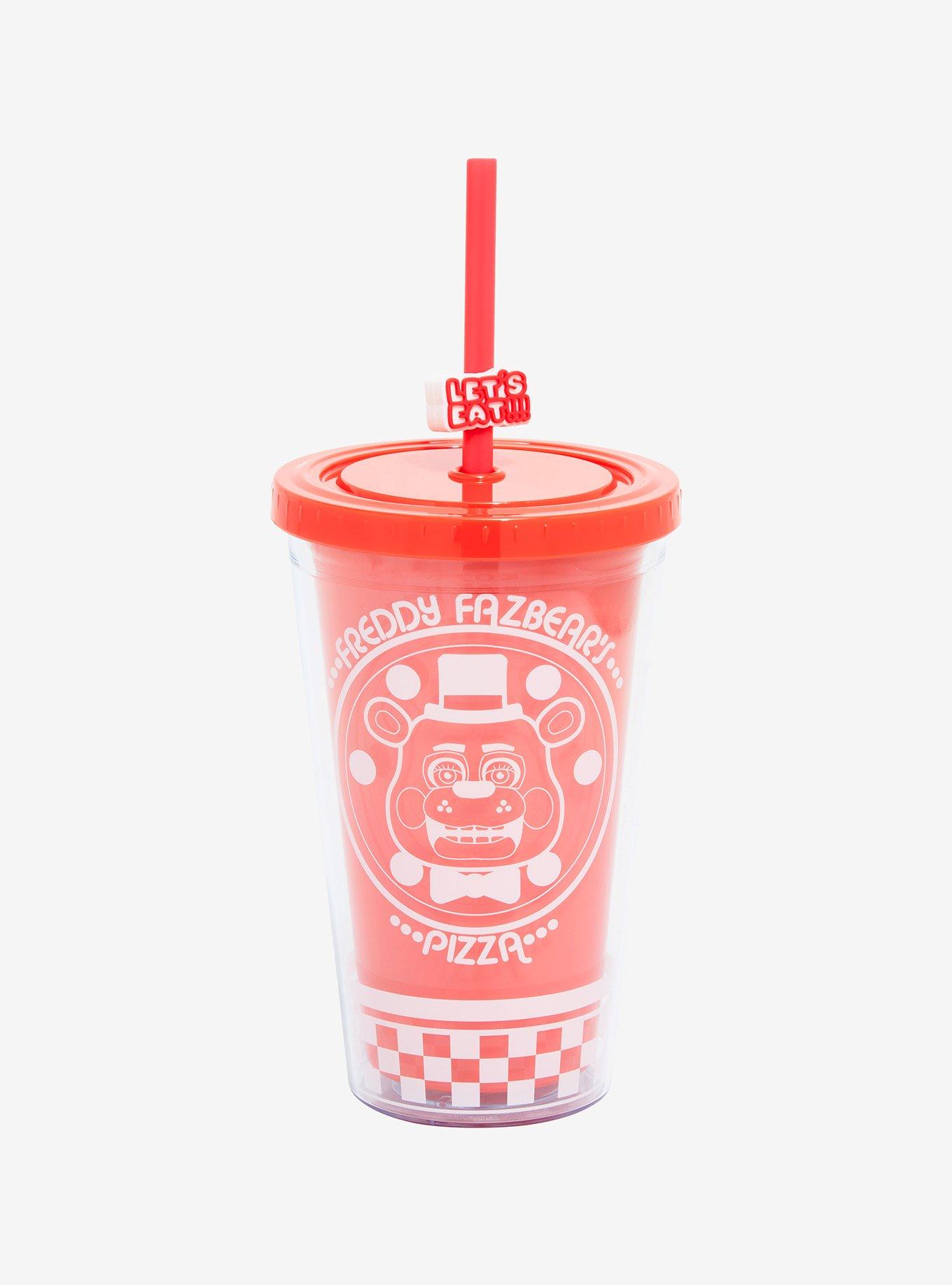 Five Nights At Freddy's Freddy Fazbear's Pizza 24 Oz Single Wall Plastic  Water Bottle