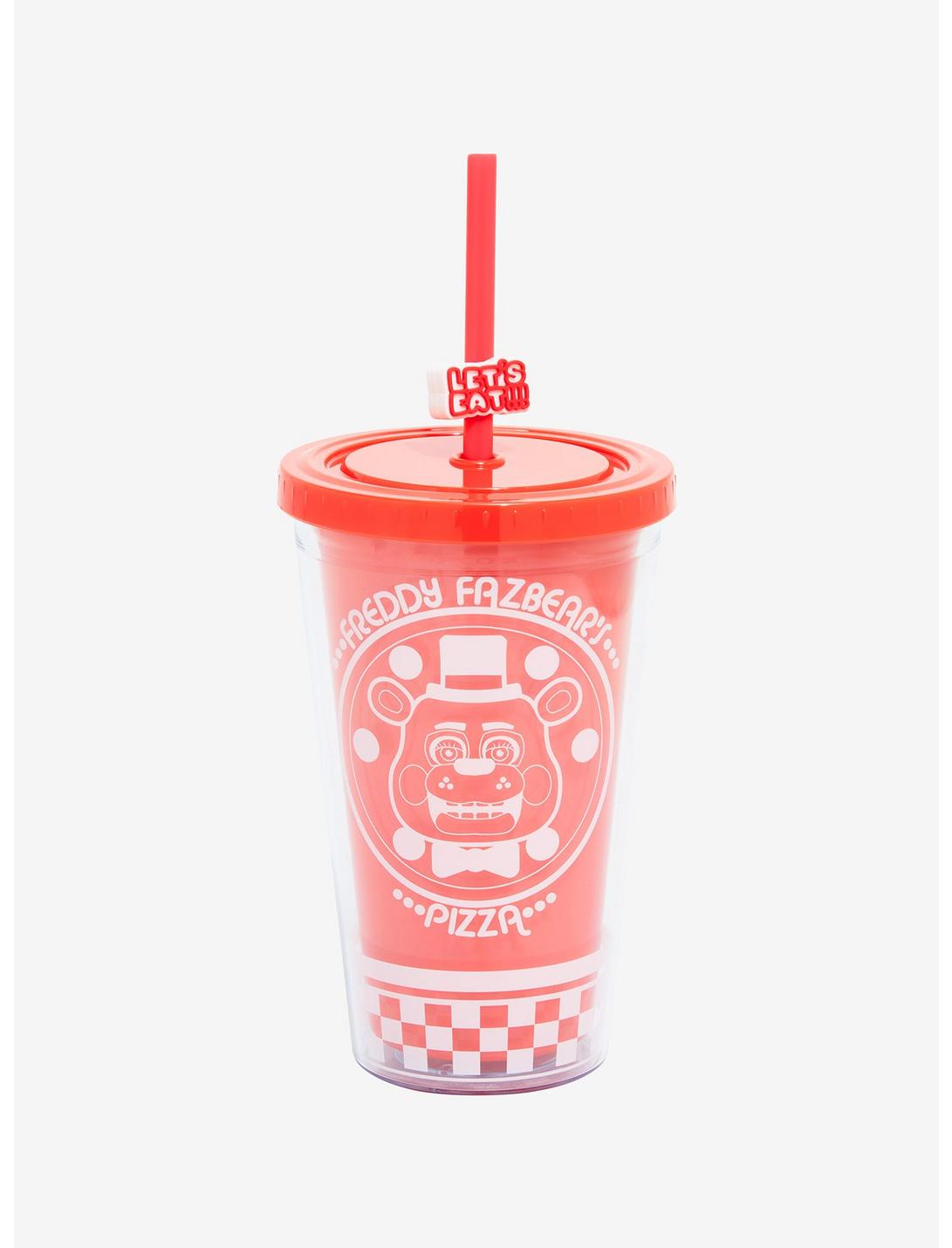 Five Nights At Freddy's Pizza Checkered Acrylic Travel Cup, , hi-res