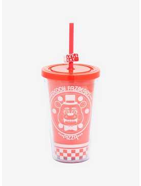 Five Nights At Freddy's Pizza Checkered Acrylic Travel Cup, , hi-res