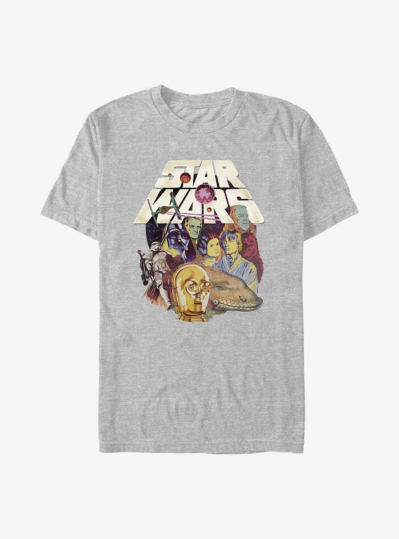 Star Wars Classic Collage T-Shirt, ATH HTR, hi-res
