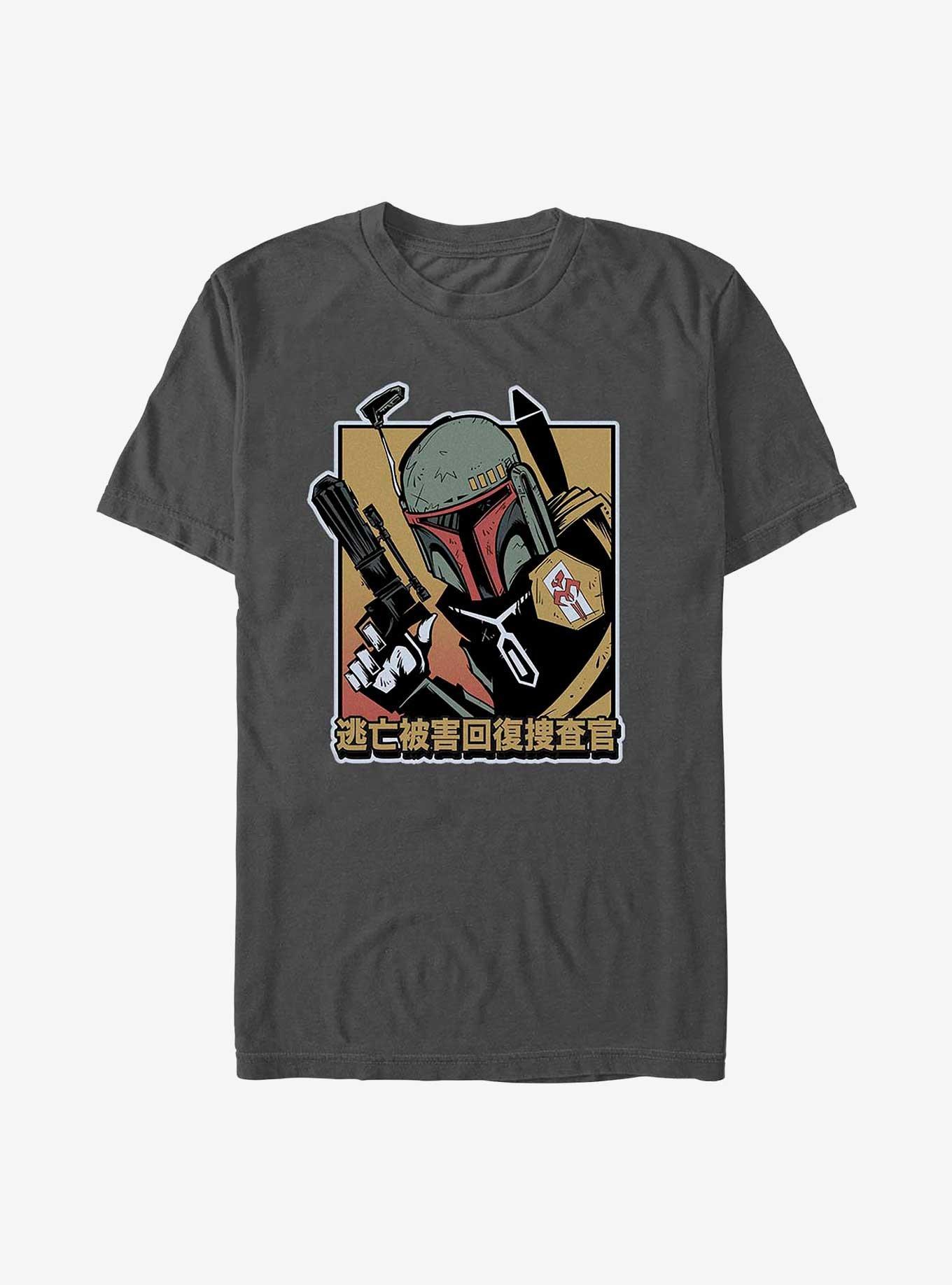 Star Wars Boba Fett Responding T-Shirt, CHARCOAL, hi-res