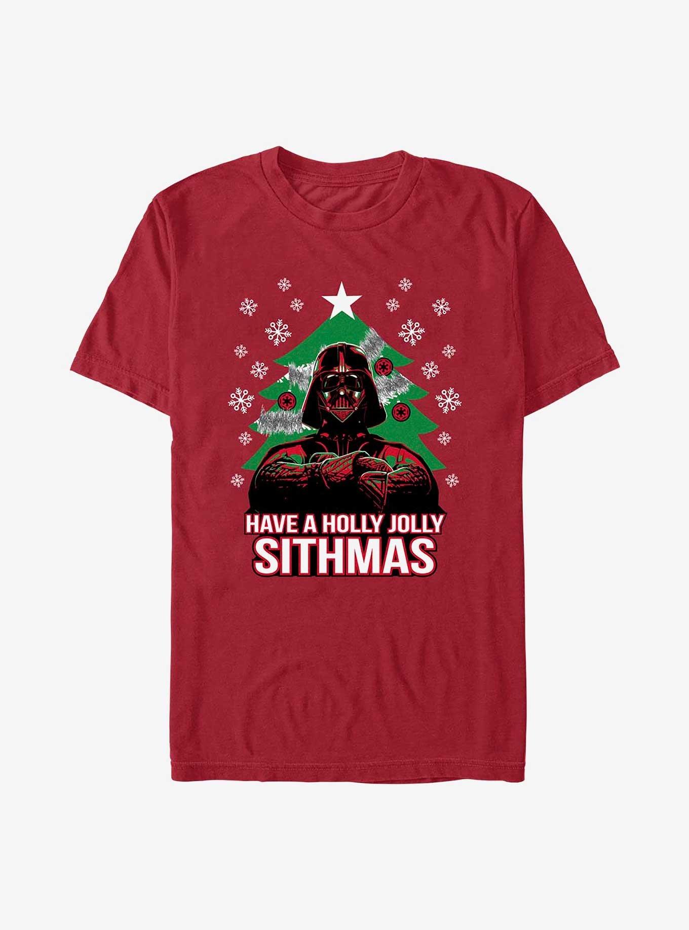 Star Wars Holly Jolly Sithmas T-Shirt, CARDINAL, hi-res