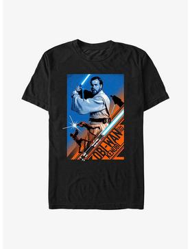 Star Wars Obi-Wan Light Saber Poster T-Shirt, , hi-res