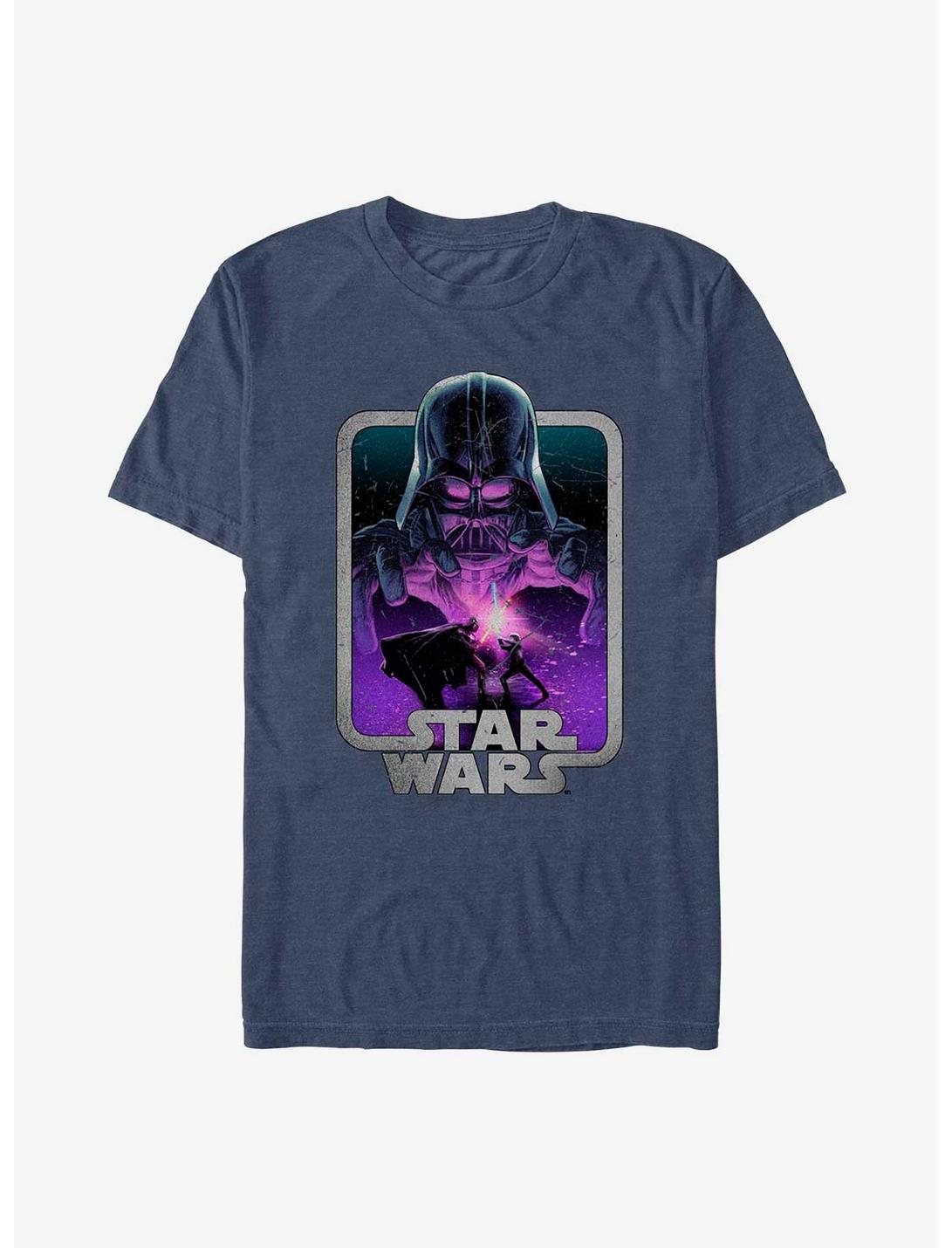 Star Wars Puppet Master Darth Vader T-Shirt, NAVY HTR, hi-res