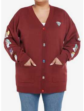 Disney Snow White And The Seven Dwarfs Gems Embroidered Cardigan Plus Size, , hi-res