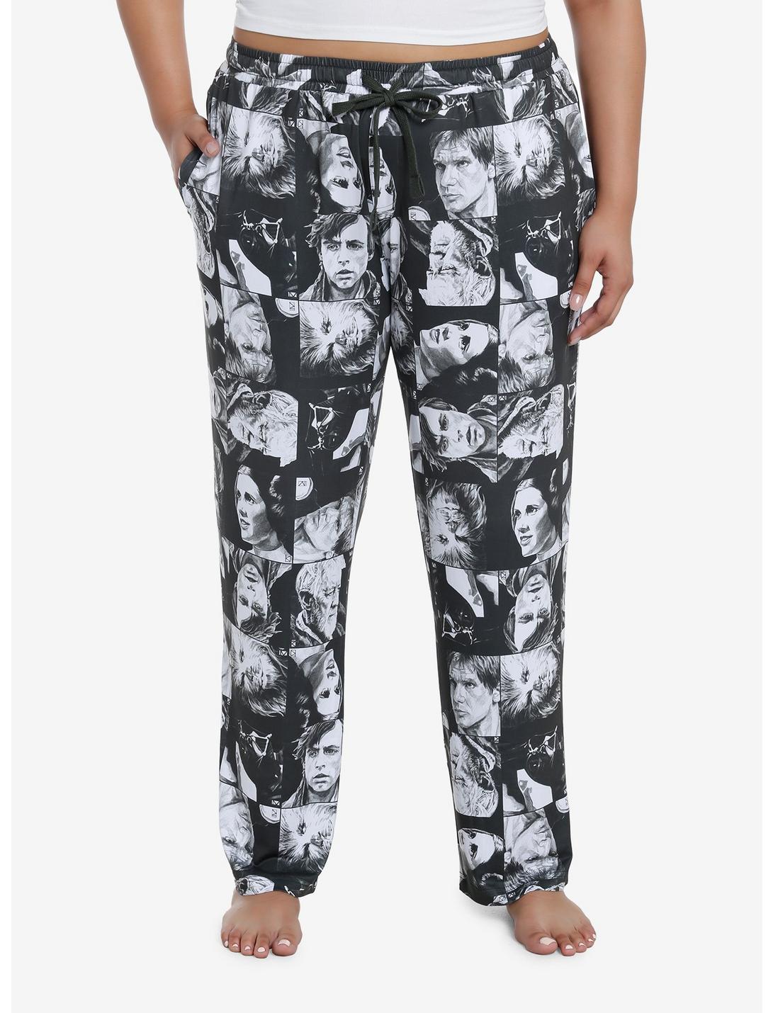 Star Wars Collage Pajama Pants Plus Size, MULTI, hi-res