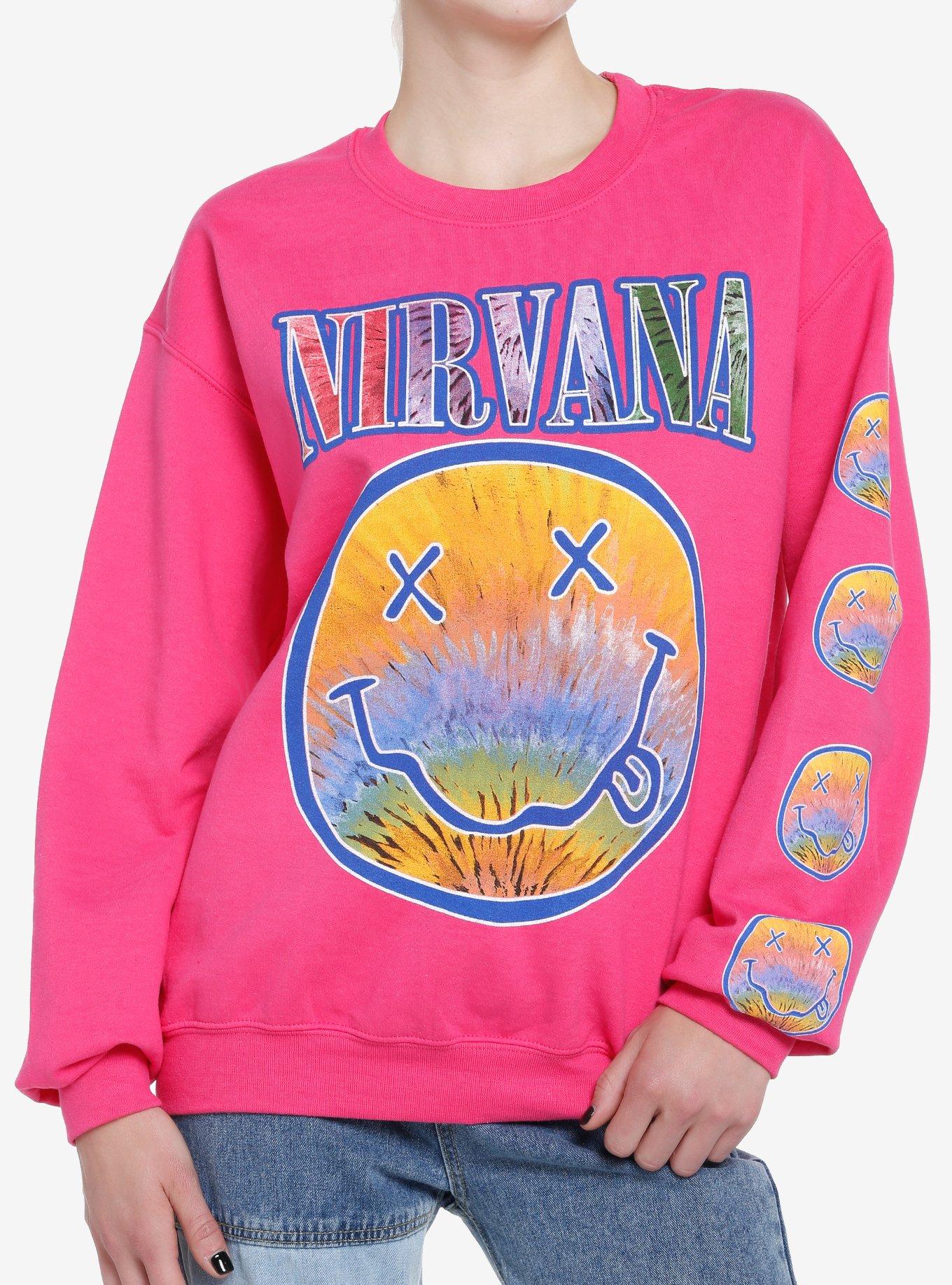 Nirvana hoodie hot on sale topic