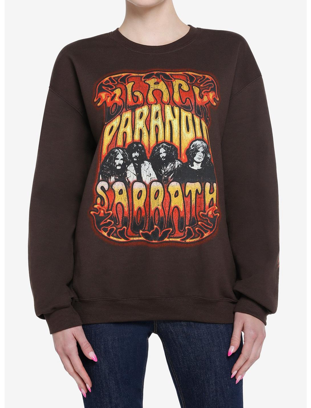 Black Sabbath Paranoid Girls Sweatshirt, CHOCOLATE BROWN, hi-res