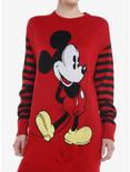 Disney Mickey Mouse Stripe Sweater Dress, RED  BLACK, hi-res