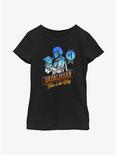 Star Wars The Mandalorian Certified Dadalorian Youth Girls T-Shirt, BLACK, hi-res