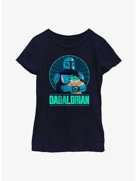 Star Wars The Mandalorian Dadalorian Father and Son Portrait Youth Girls T-Shirt, , hi-res
