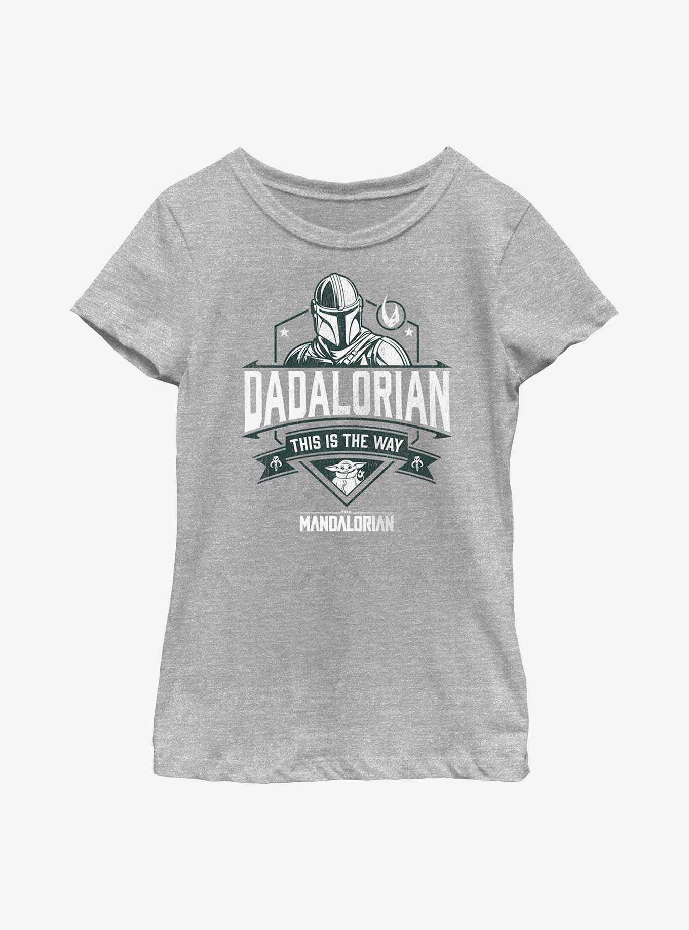 Star Wars The Mandalorian The Dadalorian Way Crest Youth Girls T-Shirt, , hi-res