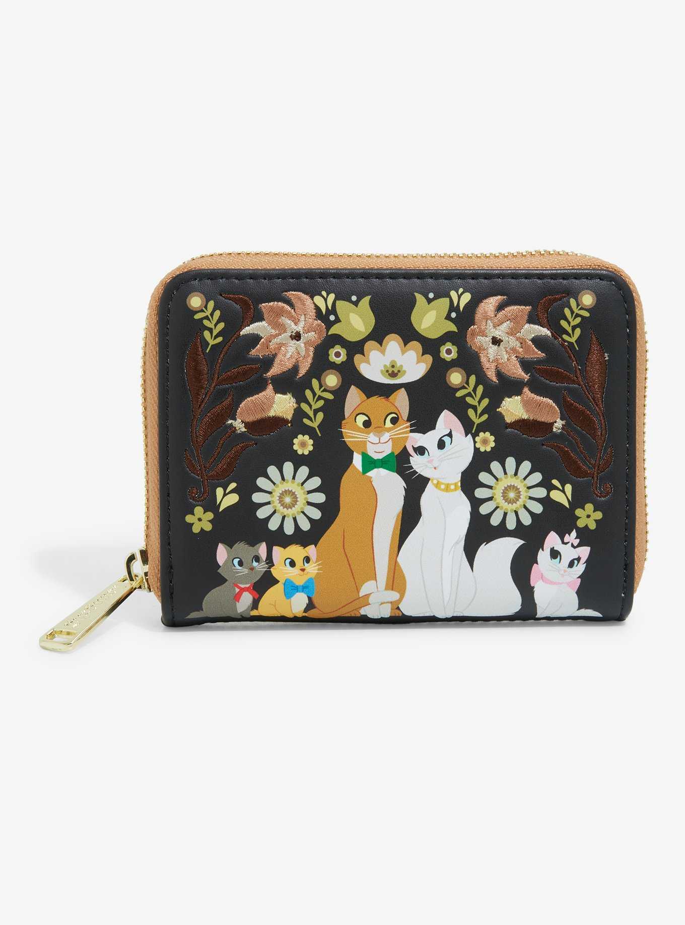 Loungefly Disney The Aristocats Family Picture Floral Wallet - BoxLunch Exclusive, , hi-res