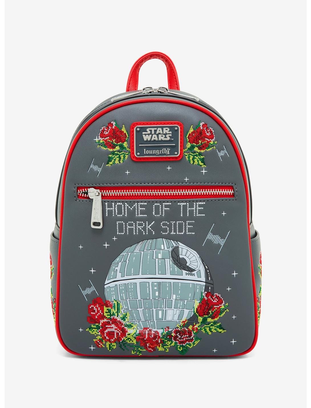 Loungefly Star Wars Death Star Cross Stitch Mini Backpack - BoxLunch Exclusive, , hi-res
