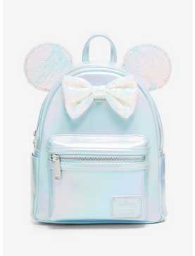 Loungefly Disney Minnie Mouse Iridescent Sequin Ears Mini Backpack - BoxLunch Exclusive, , hi-res