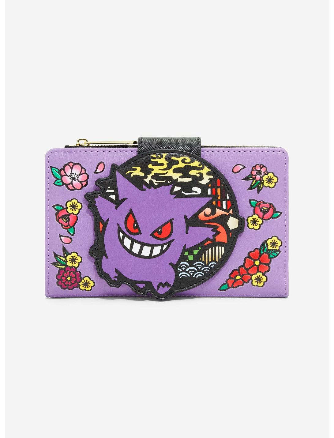 Loungefly Pokémon Gengar Floral Wallet - BoxLunch Exclusive, , hi-res