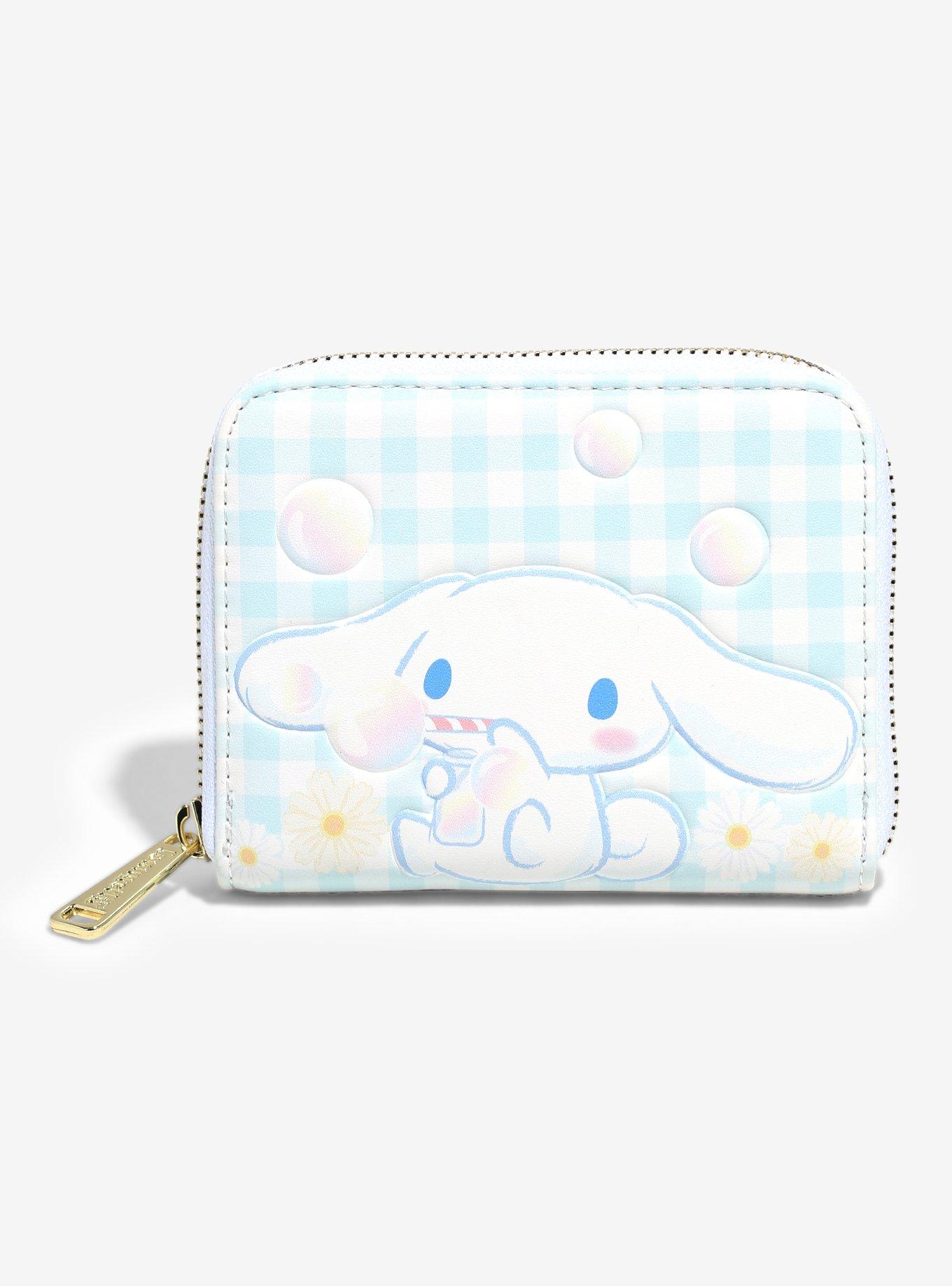 Loungefly Sanrio Cinnamoroll Floral Small Zip Wallet - BoxLunch Exclusive