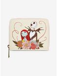 Loungefly Disney The Nightmare Before Christmas Jack & Sally Floral Wallet - BoxLunch Exclusive, , hi-res
