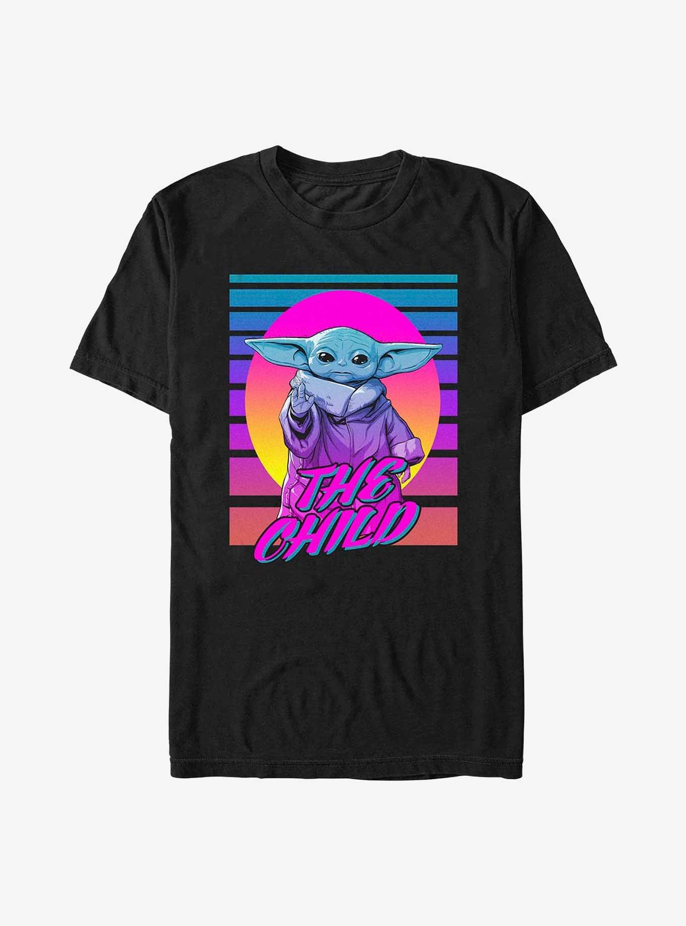 Star Wars 80's The Child Poster T-Shirt, BLACK, hi-res