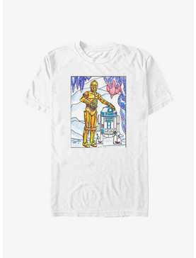 Star Wars C-3PO and R2-D2 Coloring Page T-Shirt, , hi-res