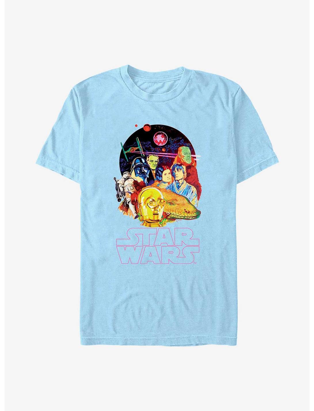 Star Wars Neon Galactic Team T-Shirt, LT BLUE, hi-res