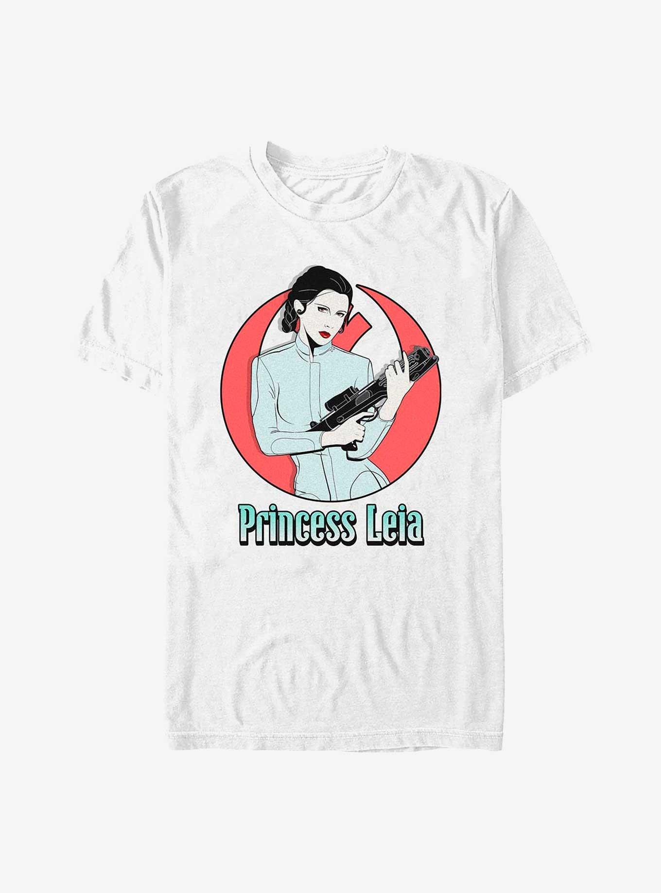 Star Wars Rebel Leia T-Shirt, WHITE, hi-res