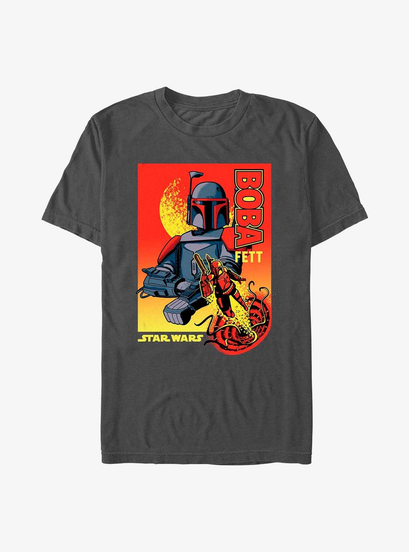 Star Wars Boba Fett Survived The Sarlacc Poster T-Shirt, , hi-res