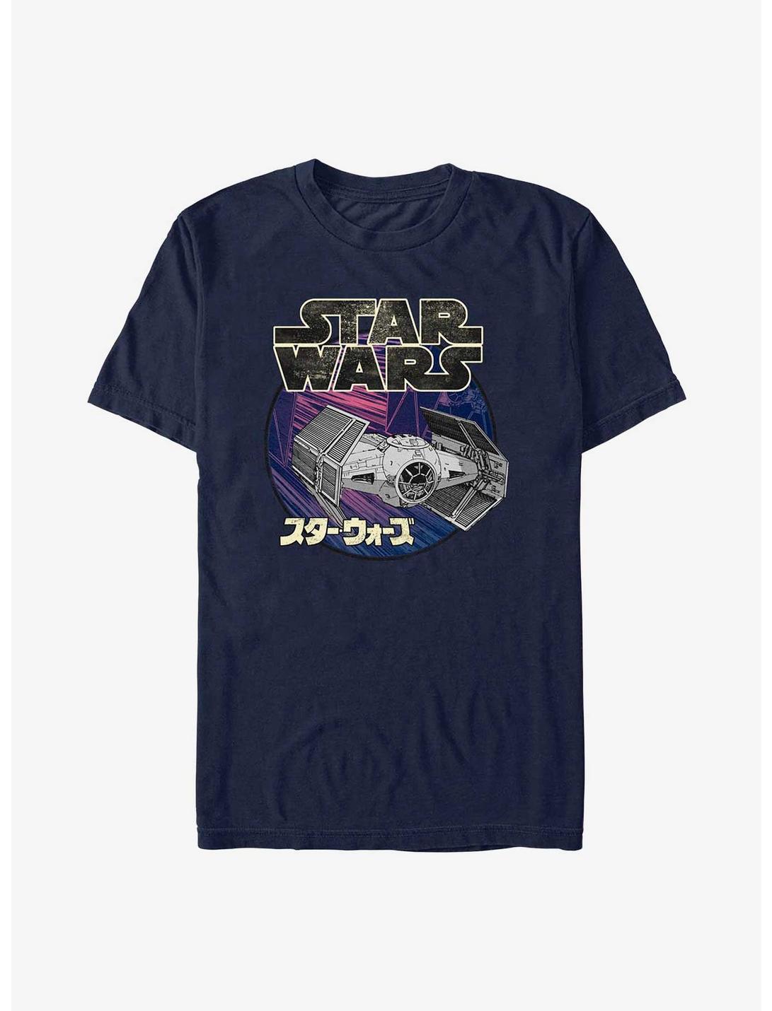 Star Wars TIE Fighter Logo T-Shirt, NAVY, hi-res