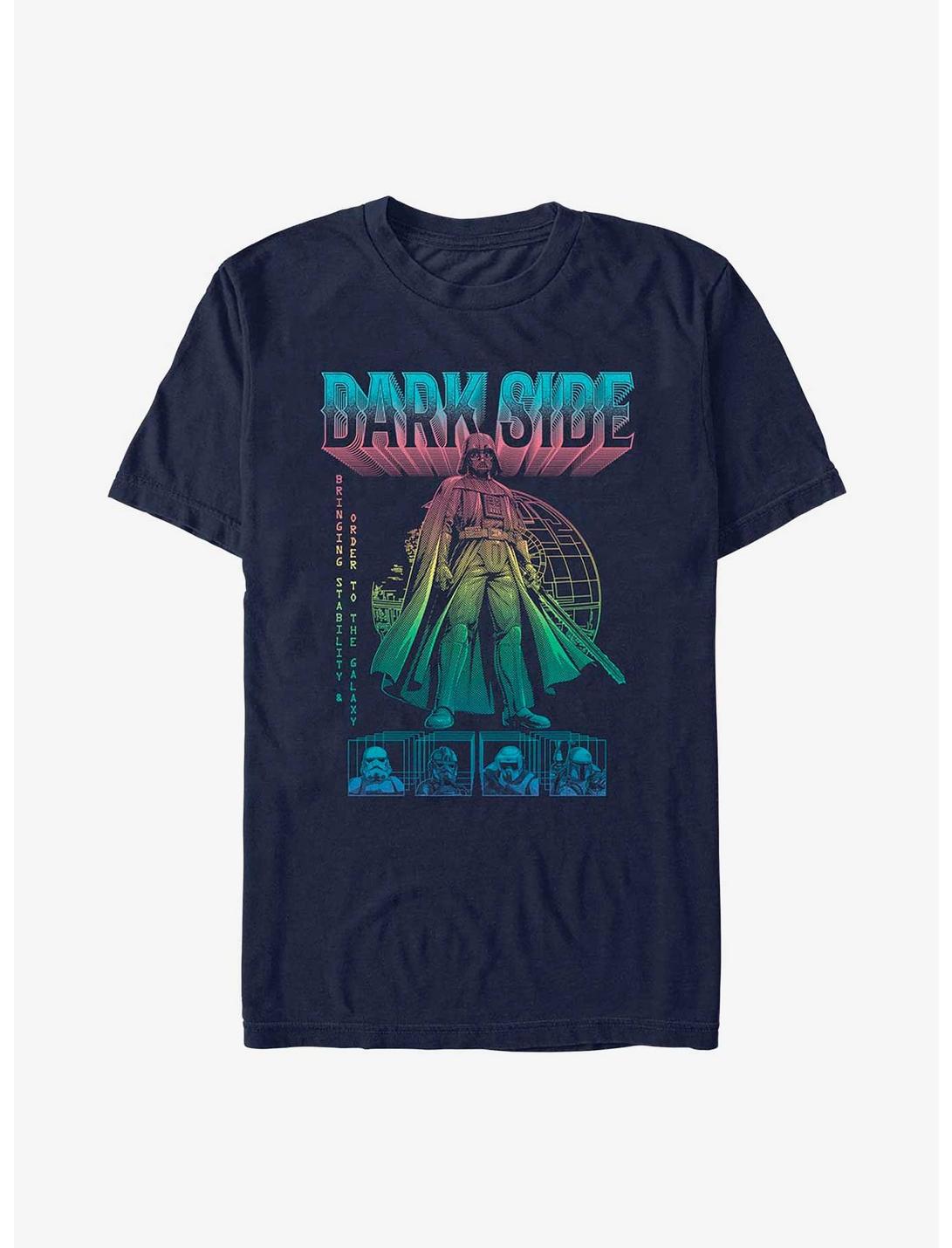 Star Wars Darth Vader Dark Side Poster T-Shirt, NAVY, hi-res