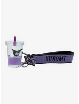 Kuromi Boba Liquid Wrist Key Chain, , hi-res