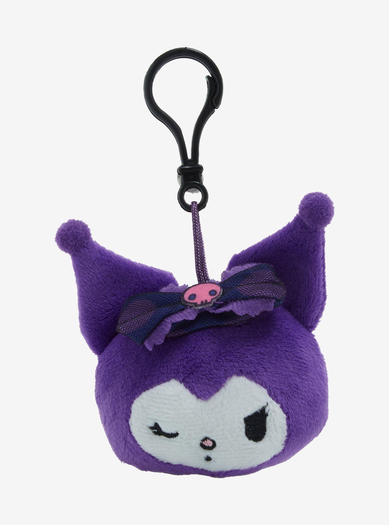 Kuromi Winking Plush Key Chain, , hi-res