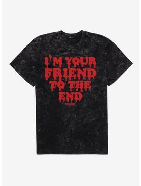 Chucky I'm Your Friend To The End Mineral Wash T-Shirt, , hi-res
