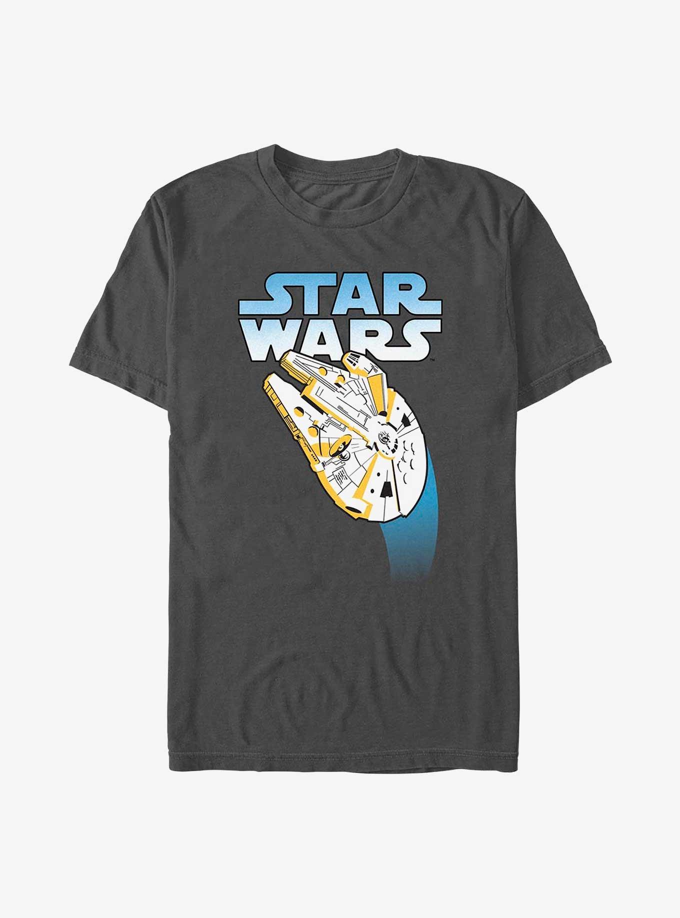 Star Wars Falcon Flyby T-Shirt, CHARCOAL, hi-res