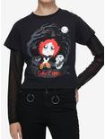 Ruby Gloom Mesh Twofer Girls Long-Sleeve T-Shirt, MULTI, hi-res