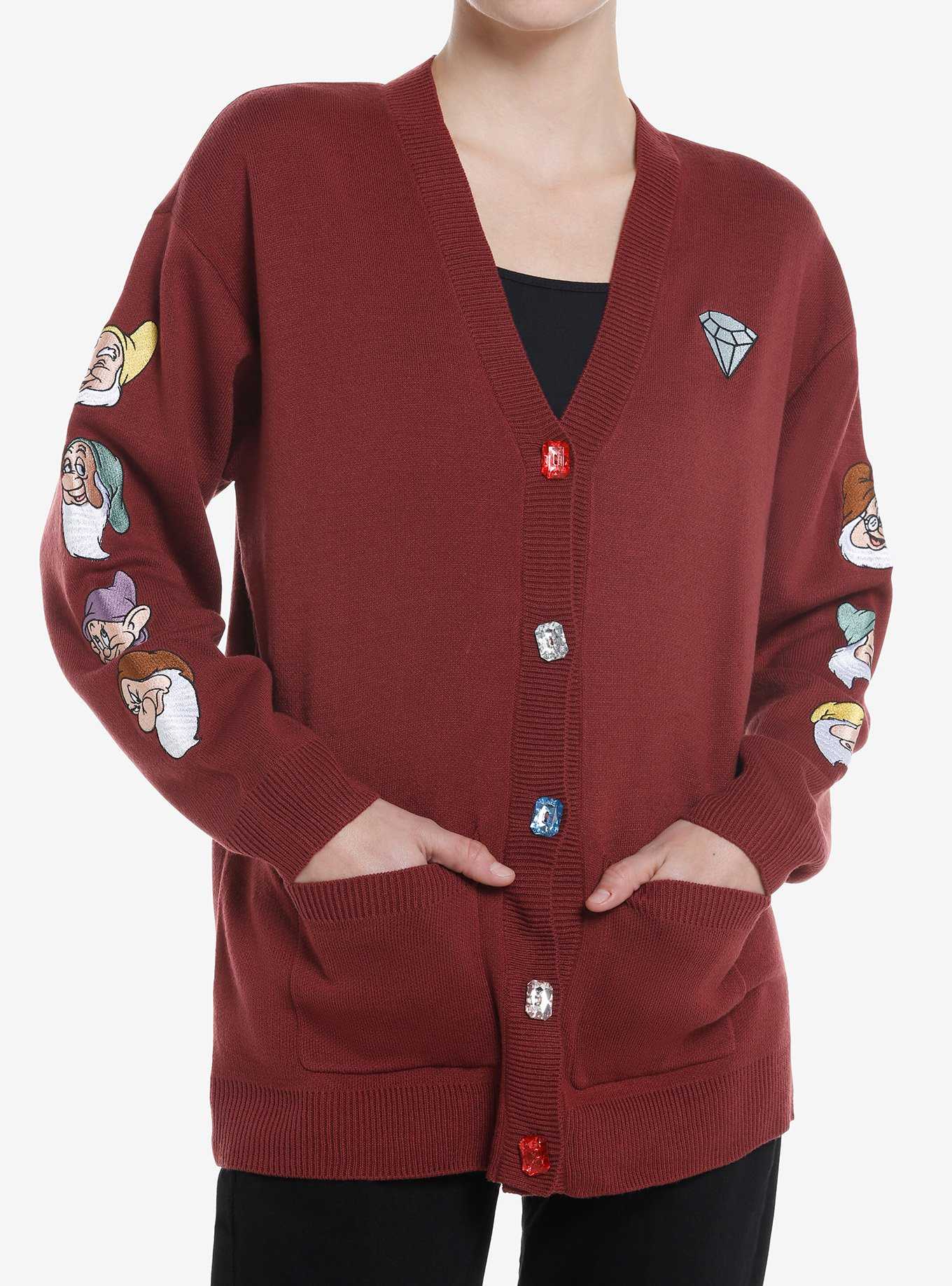 Disney Snow White And The Seven Dwarfs Gems Embroidered Girls Cardigan, , hi-res