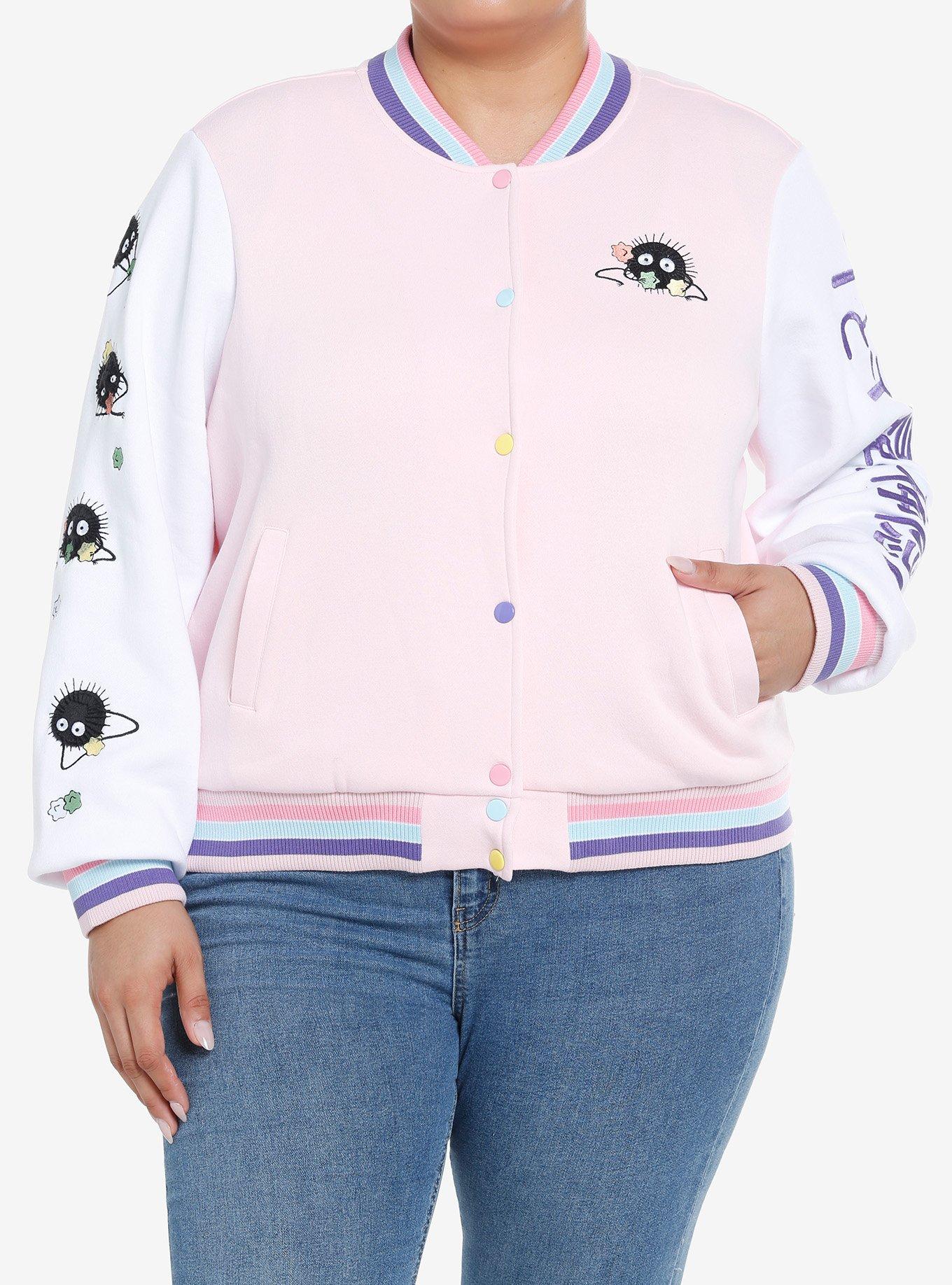 Studio Ghibli Spirited Away Soot Sprites Pastel Girls Varsity