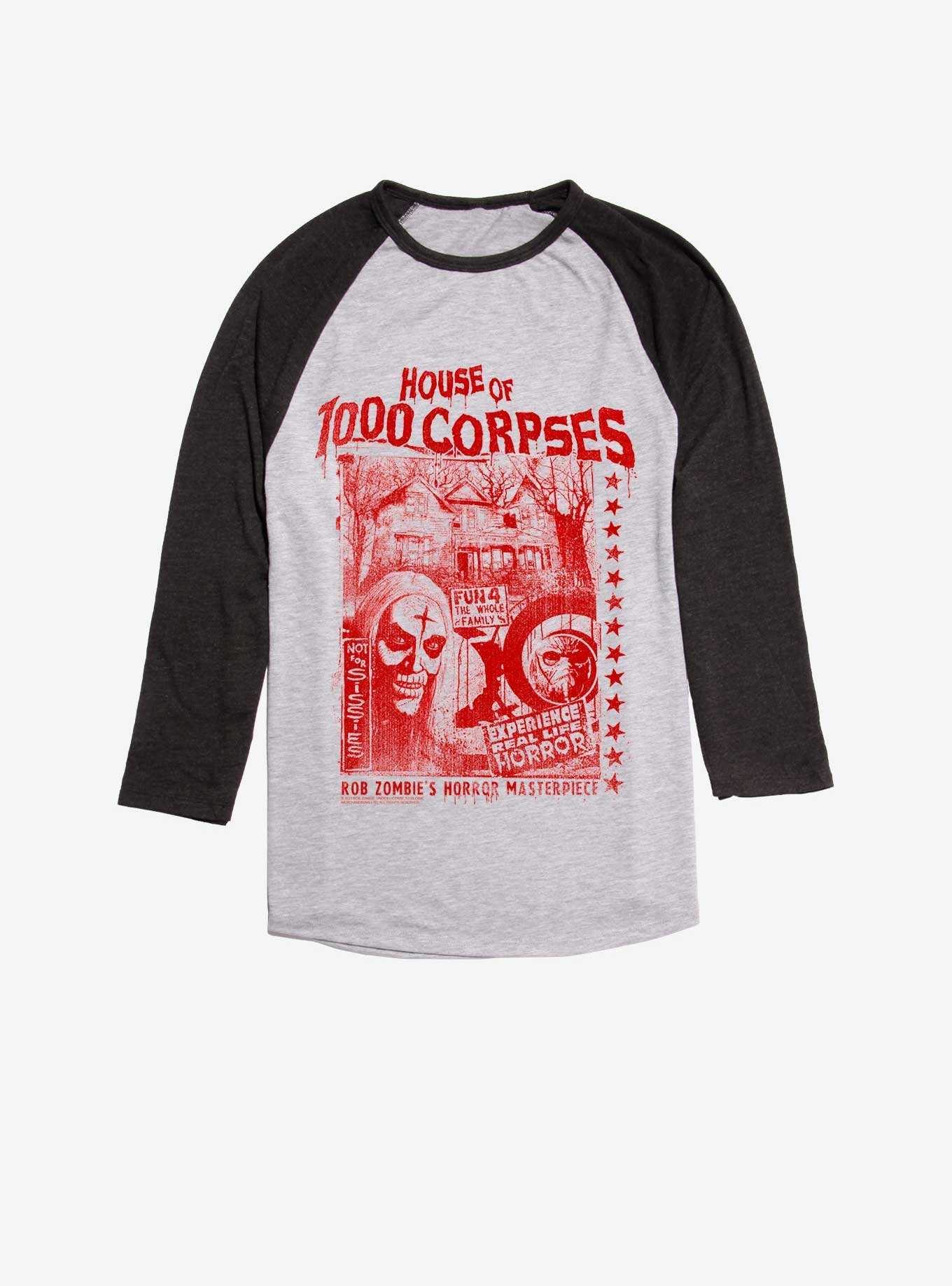 House Of 1000 Corpses Horror Masterpiece Raglan T-Shirt, , hi-res
