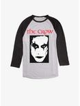 The Crow Eric Draven Raglan T-Shirt, Ath Heather With Black, hi-res