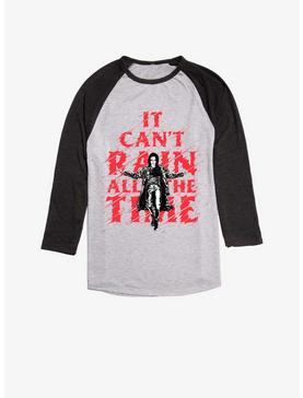 The Crow It Can't Rain All The Time Raglan T-Shirt, , hi-res