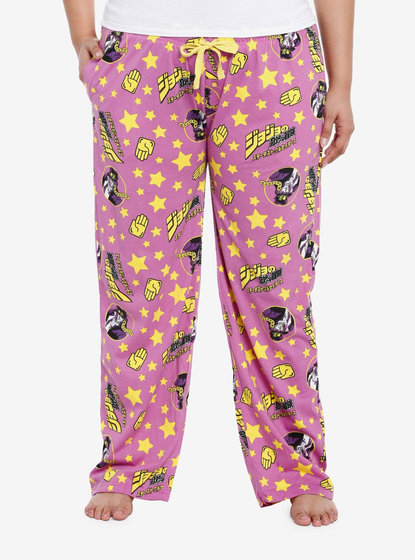 JoJo's Bizarre Adventure Jotaro Girls Pajama Pants Plus Size, , hi-res