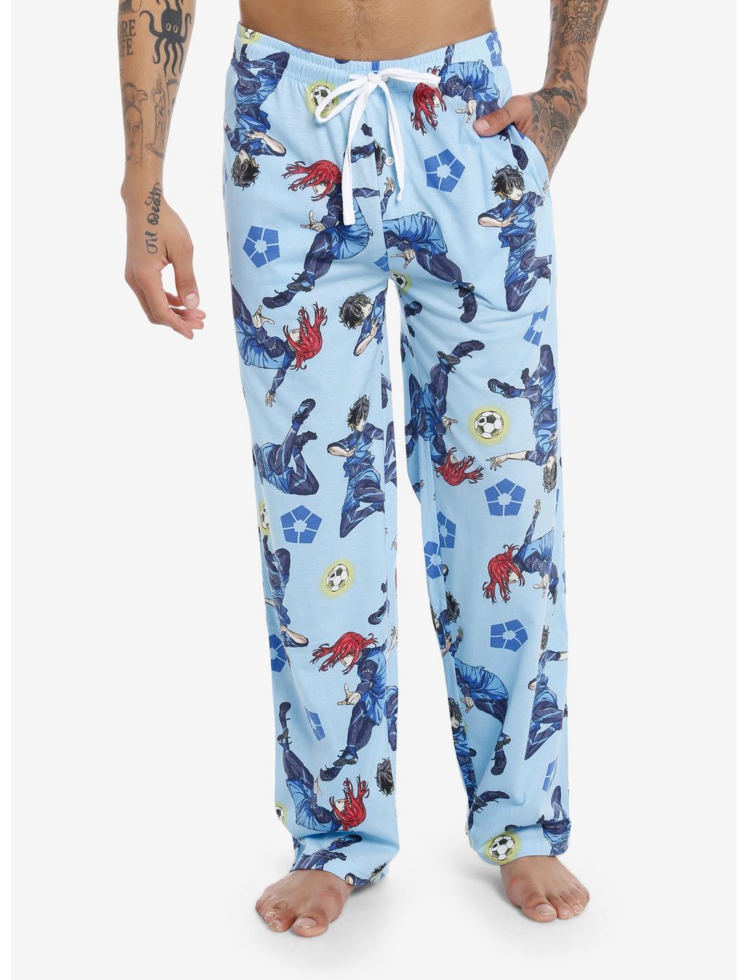 Blue Lock Character Pajama Pants, BLUE, hi-res