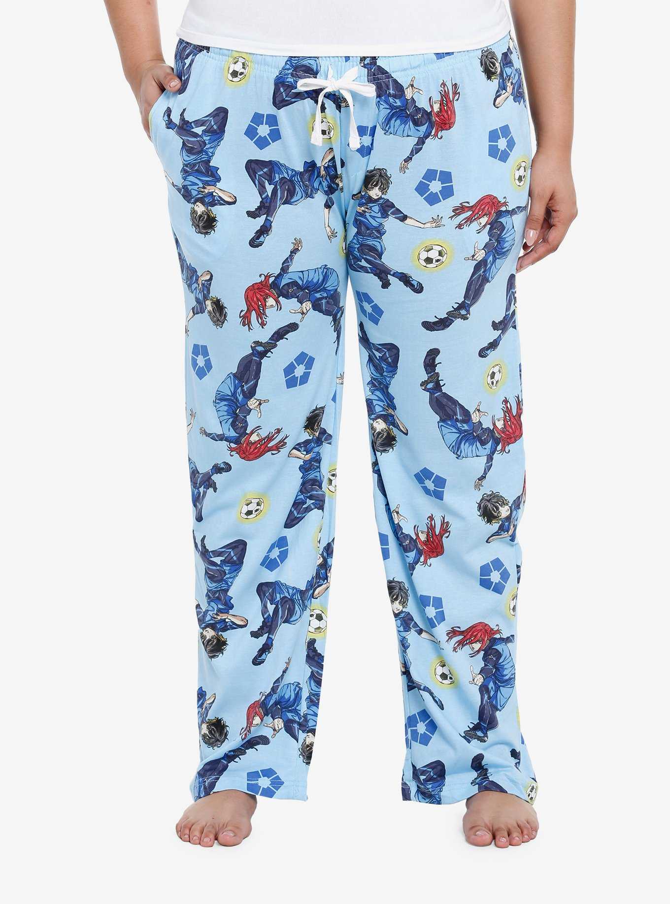 Blue Lock Character Girls Pajama Pants Plus Size, , hi-res