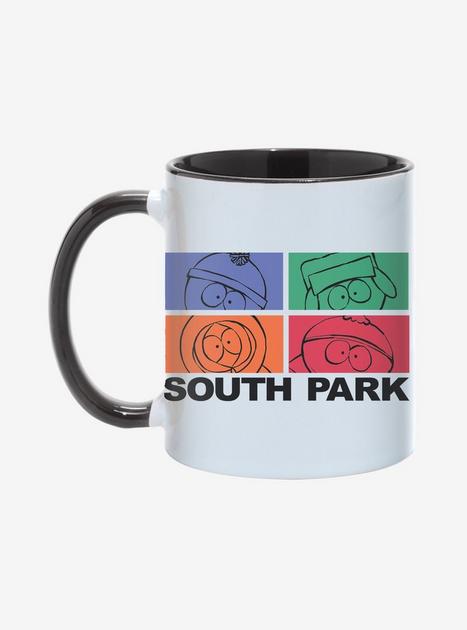 South Park Colorblock Eyes Mug - BLACK | Hot Topic