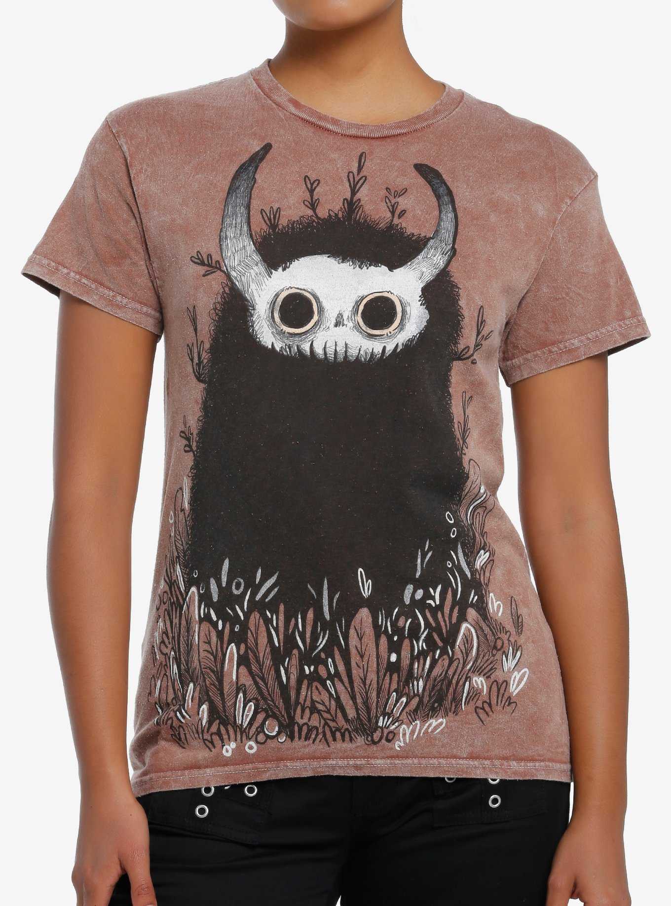 Guild Of Calamity Horned Forest Creature Jumbo Graphic Boyfriend Fit Girls T-Shirt, , hi-res