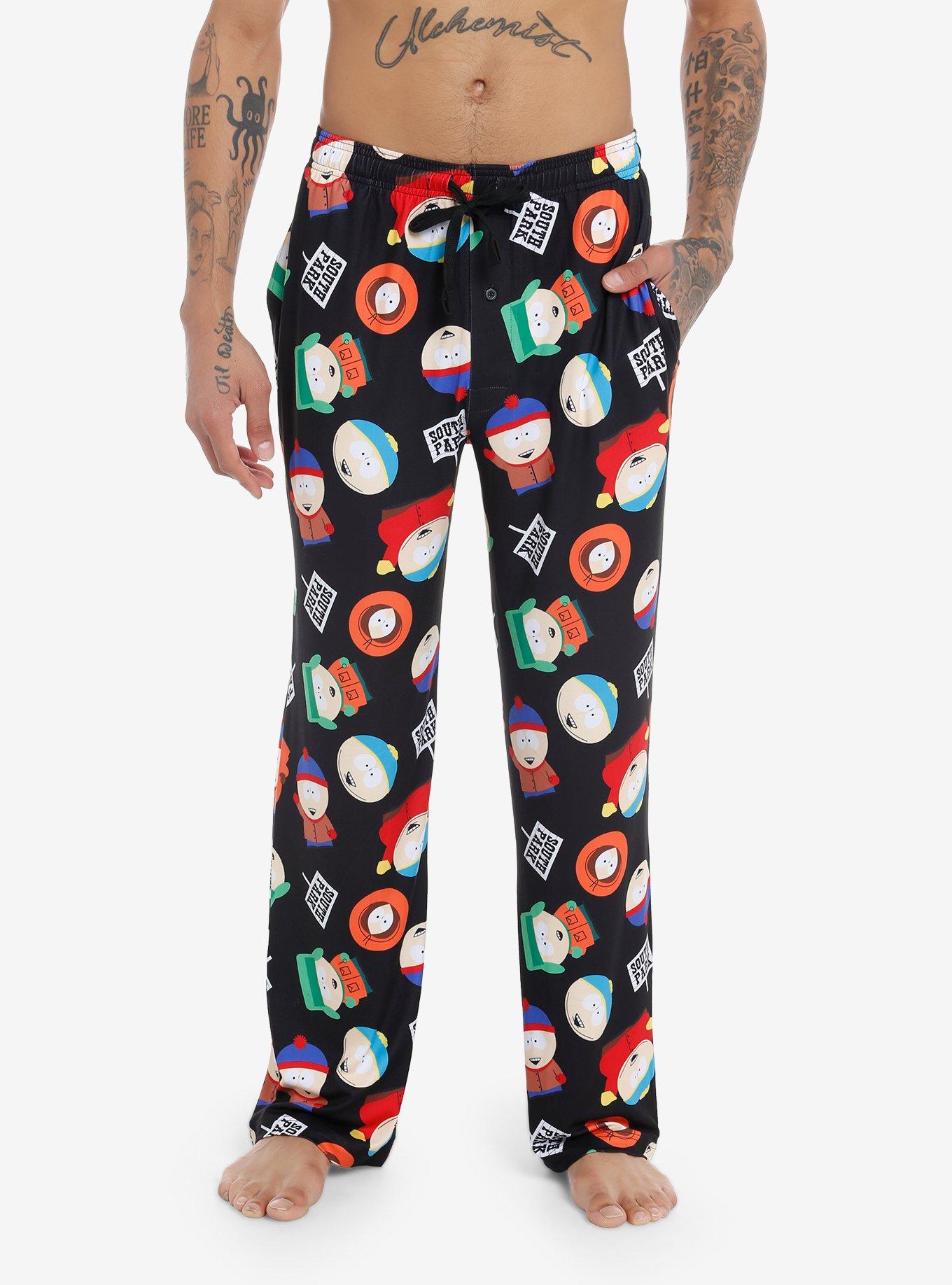 Nintendo Kirby Video Game Men's Allover Character Pattern Pajama Pants (MD)  Multicoloured