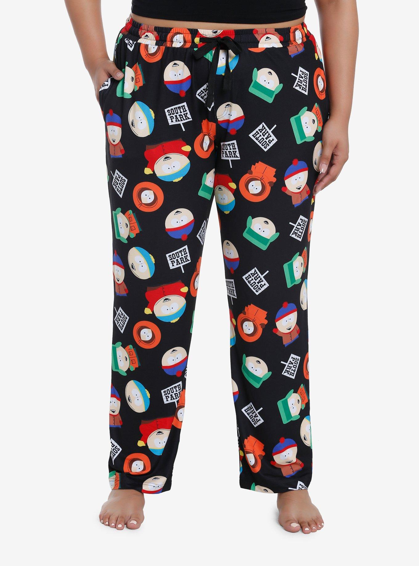 South Park Characters Girls Pajama Pants Plus Size