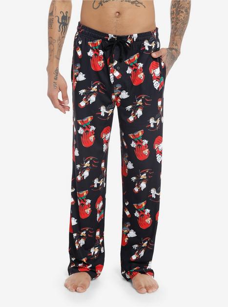 Sonic The Hedgehog Knuckles Shadow Pajama Pants Hot Topic