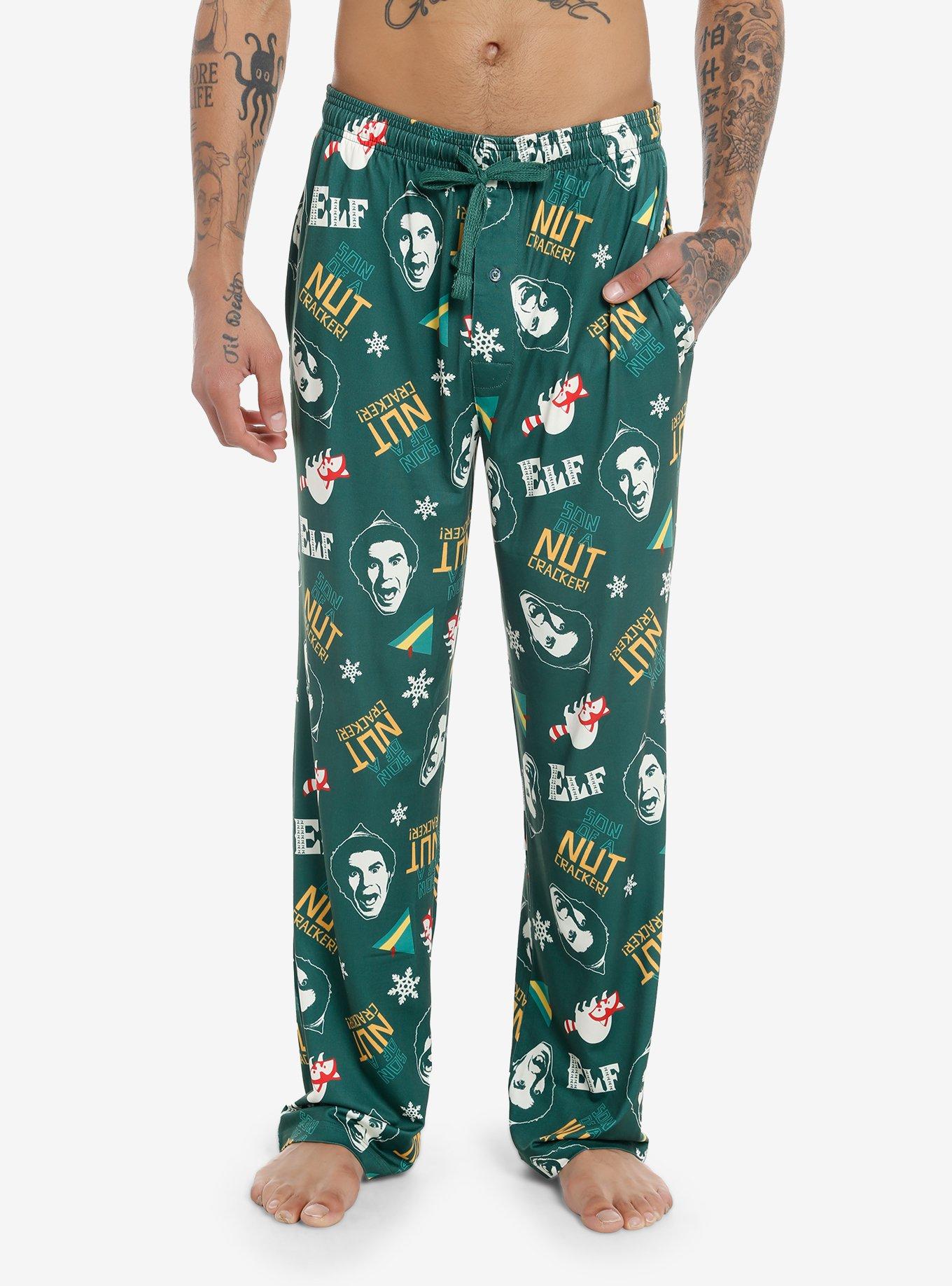 Men's Spiderverse Christmas Fleece Pajama Pants