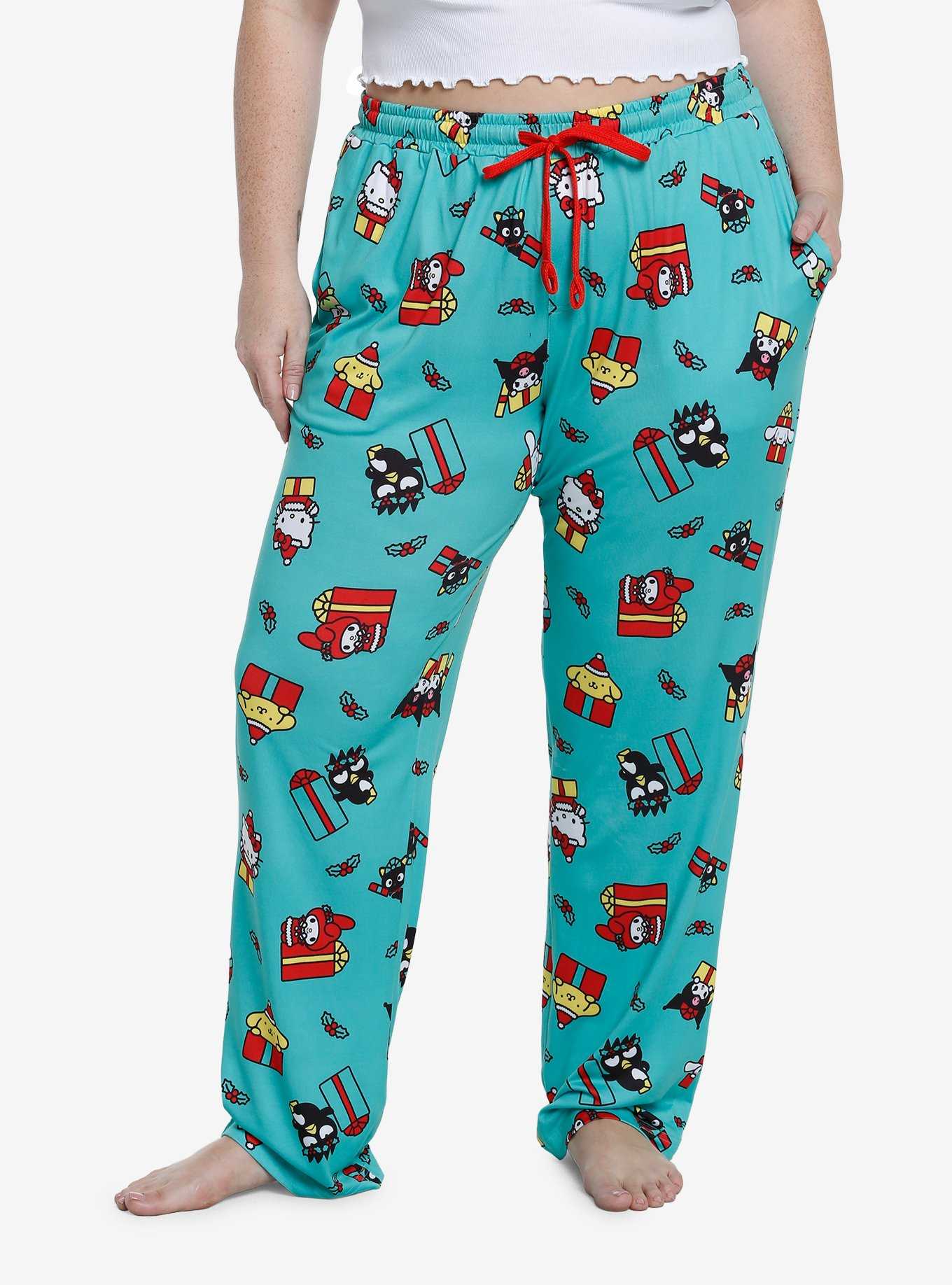 Hello Kitty And Friends Holiday Gifts Girls Pajama Pants Plus Size, , hi-res