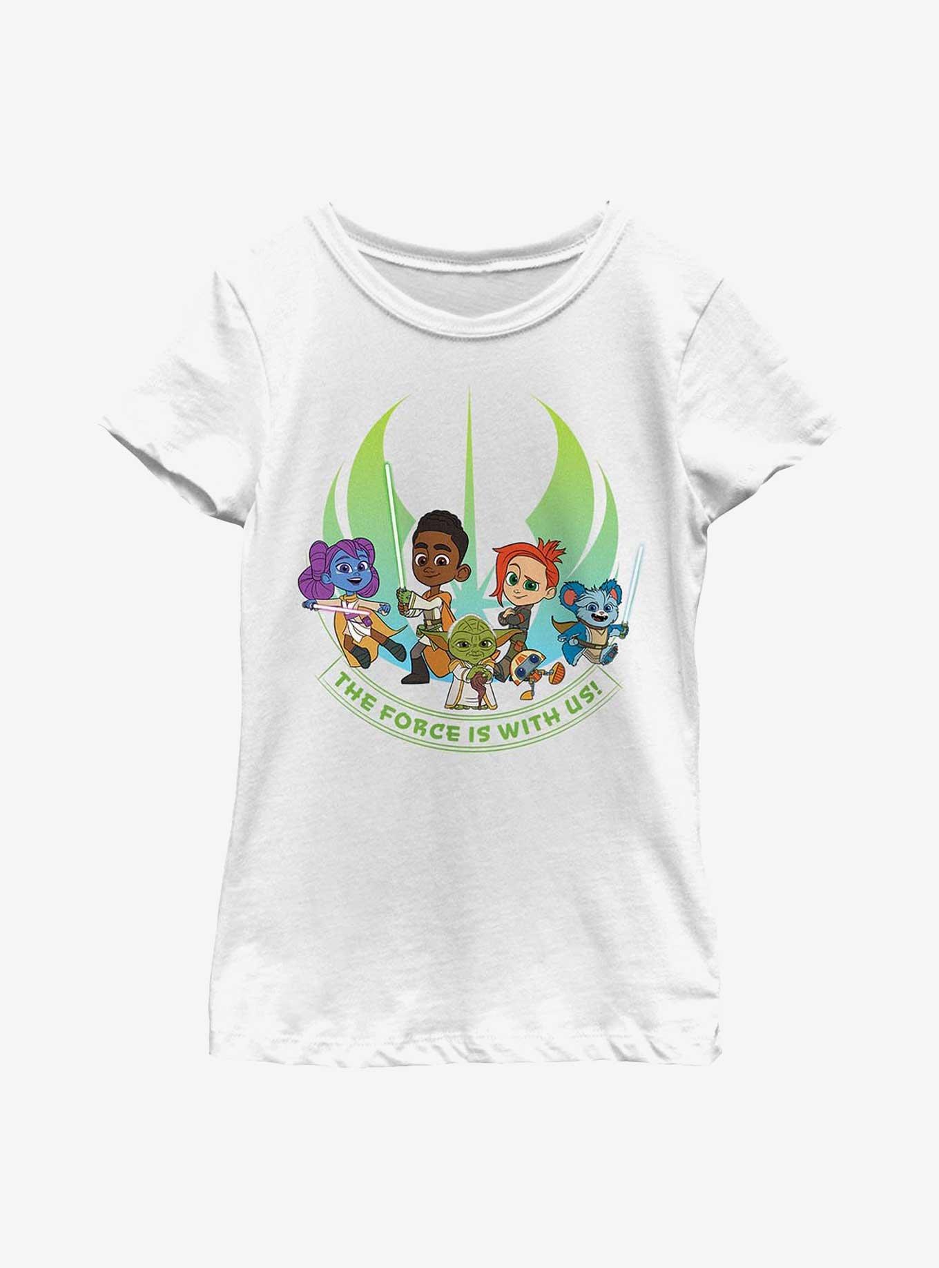 Star Wars: Young Jedi Adventures The Force Is With Us Youth Girls T-Shirt, , hi-res